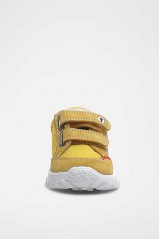 Sneakers in pelle scamosciata Amantea - Bianco, blu e giallo