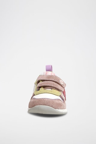 Sneakers in pelle - Bianco e rosa