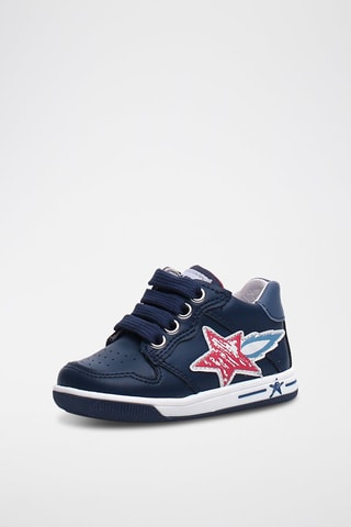 Sneakers in pelle - Blu