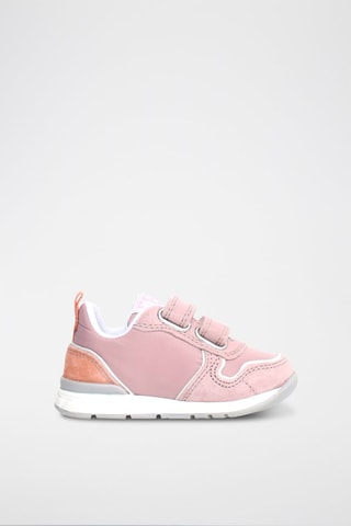 Sneakers in pelle Hack - Bianco, arancione e rosa