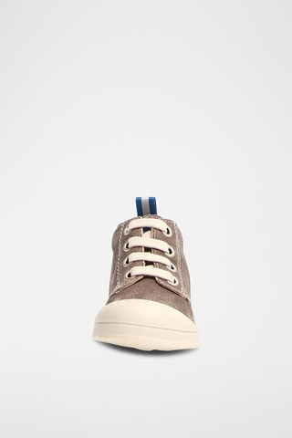 Sneakers alte in pelle - Beige