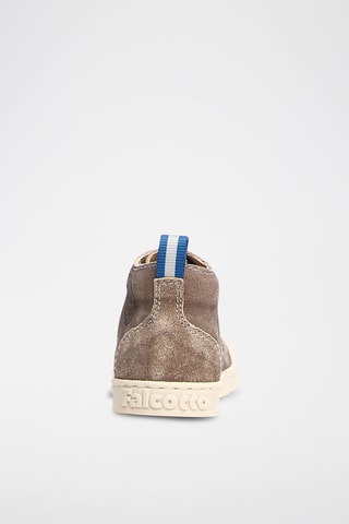 Sneakers alte in pelle - Beige