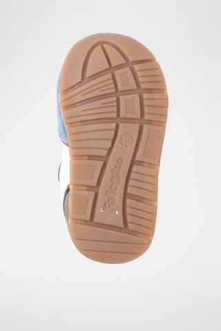 Sneakers in pelle Hack - Bianco, blu, verde e arancione