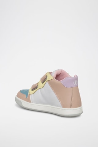 Sneakers in pelle - Bianco e rosa