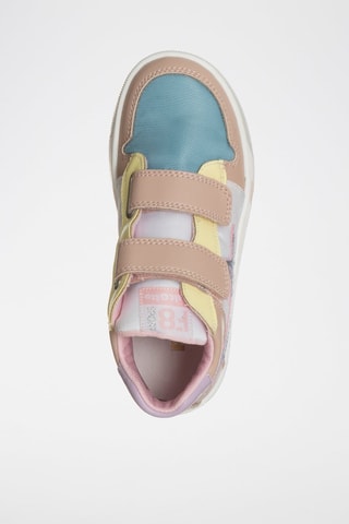 Sneakers in pelle - Bianco e rosa