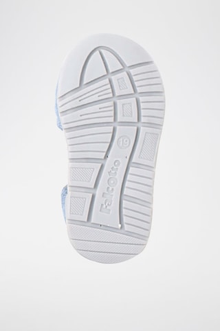 Sneakers in pelle Fly - Bianco, blu, verde e arancione