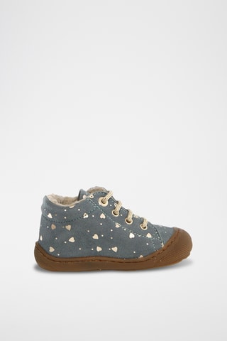 Sneakers alte in pelle - Verde