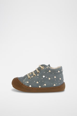 Sneakers alte in pelle - Verde