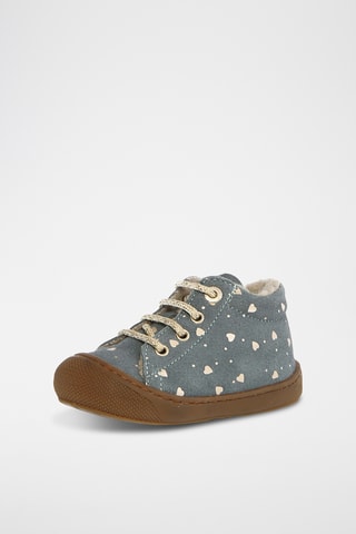 Sneakers alte in pelle - Verde