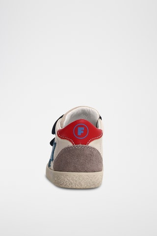 Sneakers in pelle - Grigio e nero