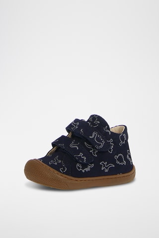Sneakers alte in pelle - Navy