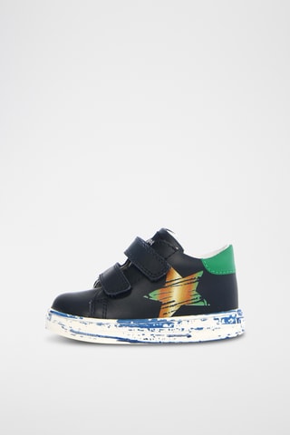 Sneakers in pelle - Blu