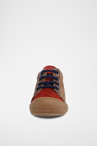 Sneakers alte in pelle - Marrone