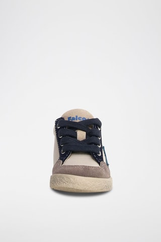 Sneakers in pelle - Bianco e grigio