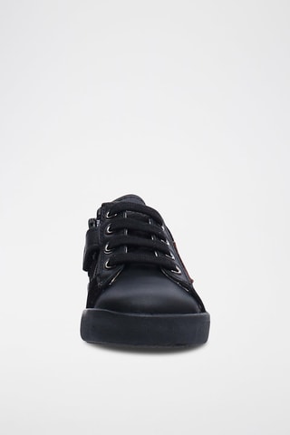Sneakers in pelle scamosciata - Nero e marrone