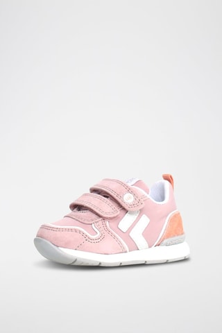 Sneakers in pelle Hack - Bianco, arancione e rosa