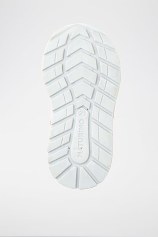 Sneakers in pelle Argal - Bianco, rosa e argentato