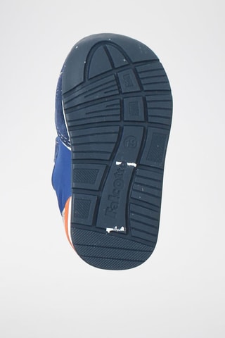 Sneakers in pelle Hack - Bianco, blu, arancione e grigio