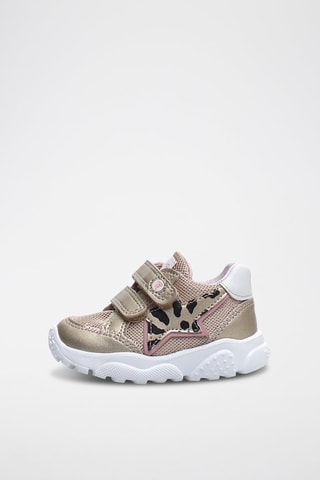 Sneakers in pelle Eilian - Bianco, rosa e dorato