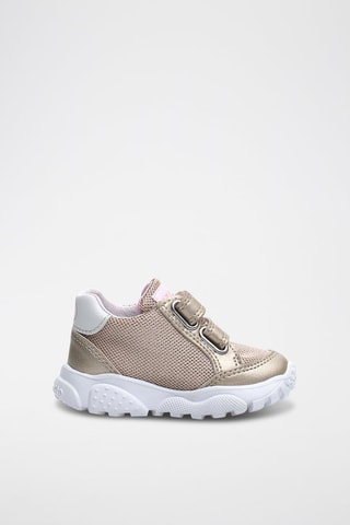 Sneakers in pelle Eilian - Bianco, rosa e dorato