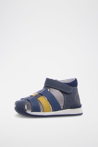 Sandali in pelle - Blu