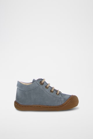 Sneakers alte in pelle - Blu
