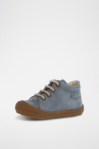 Sneakers alte in pelle - Blu