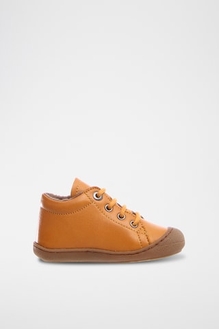 Sneakers alte in pelle - Arancione