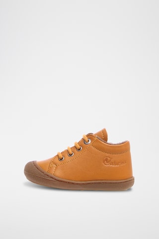Sneakers alte in pelle - Arancione