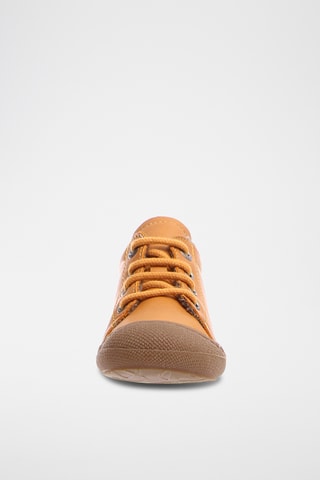 Sneakers alte in pelle - Arancione