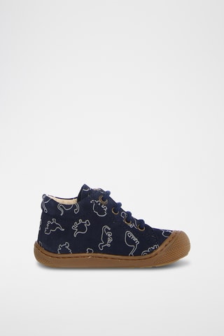 Sneakers alte in pelle - Navy