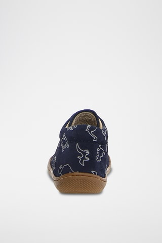 Sneakers alte in pelle - Navy