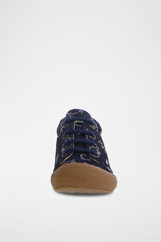 Sneakers alte in pelle - Navy