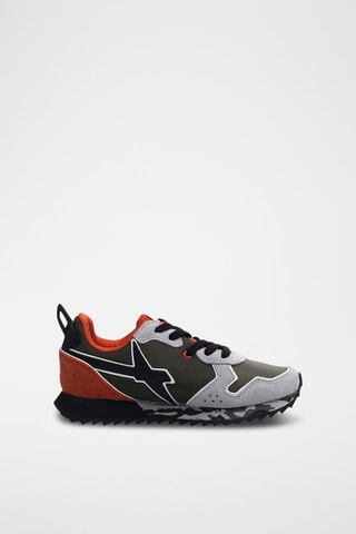 Sneakers in pelle scamosciata - Grigio