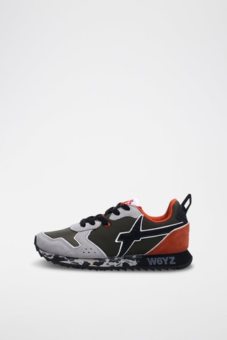 Sneakers in pelle scamosciata - Grigio