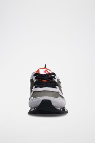 Sneakers in pelle scamosciata - Grigio