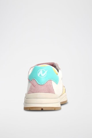 Sneakers in pelle scamosciata - Bianco e rosa