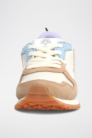 Sneakers in pelle scamosciata - Beige