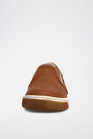 Slip-on in pelle - Marrone