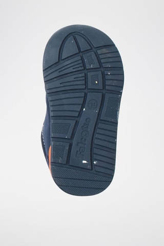 Sneakers in pelle New Ferdi - Bianco, blu e arancione