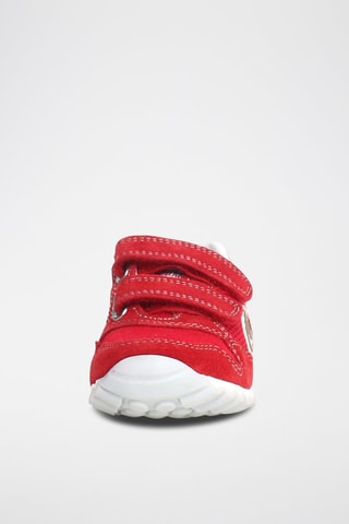 Sneakers in pelle Sammy - Bianco, beige e rosso