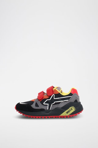 Sneakers in pelle scamosciata - Nero