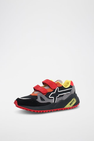 Sneakers in pelle scamosciata - Nero