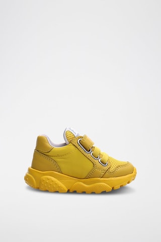 Sneakers in pelle di vitello - Giallo