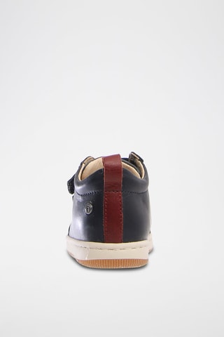 Sneakers alte in pelle Haley - Rosso, blu e argentato