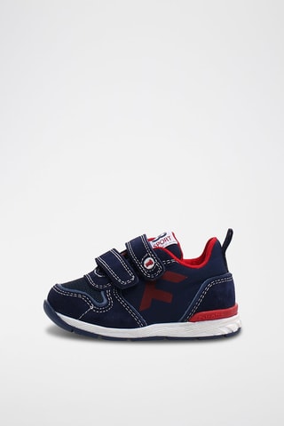 Sneakers in pelle scamosciata Hack - Rosso e blu