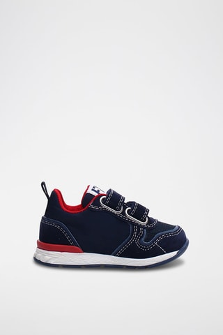 Sneakers in pelle scamosciata Hack - Rosso e blu