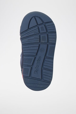Sneakers in pelle New Ferdi - Bianco, rosso, blu e giallo