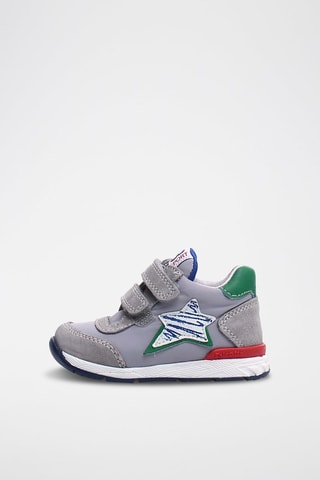 Sneakers alte in pelle di vitello - Grigio