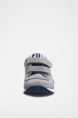 Sneakers alte in pelle di vitello - Grigio